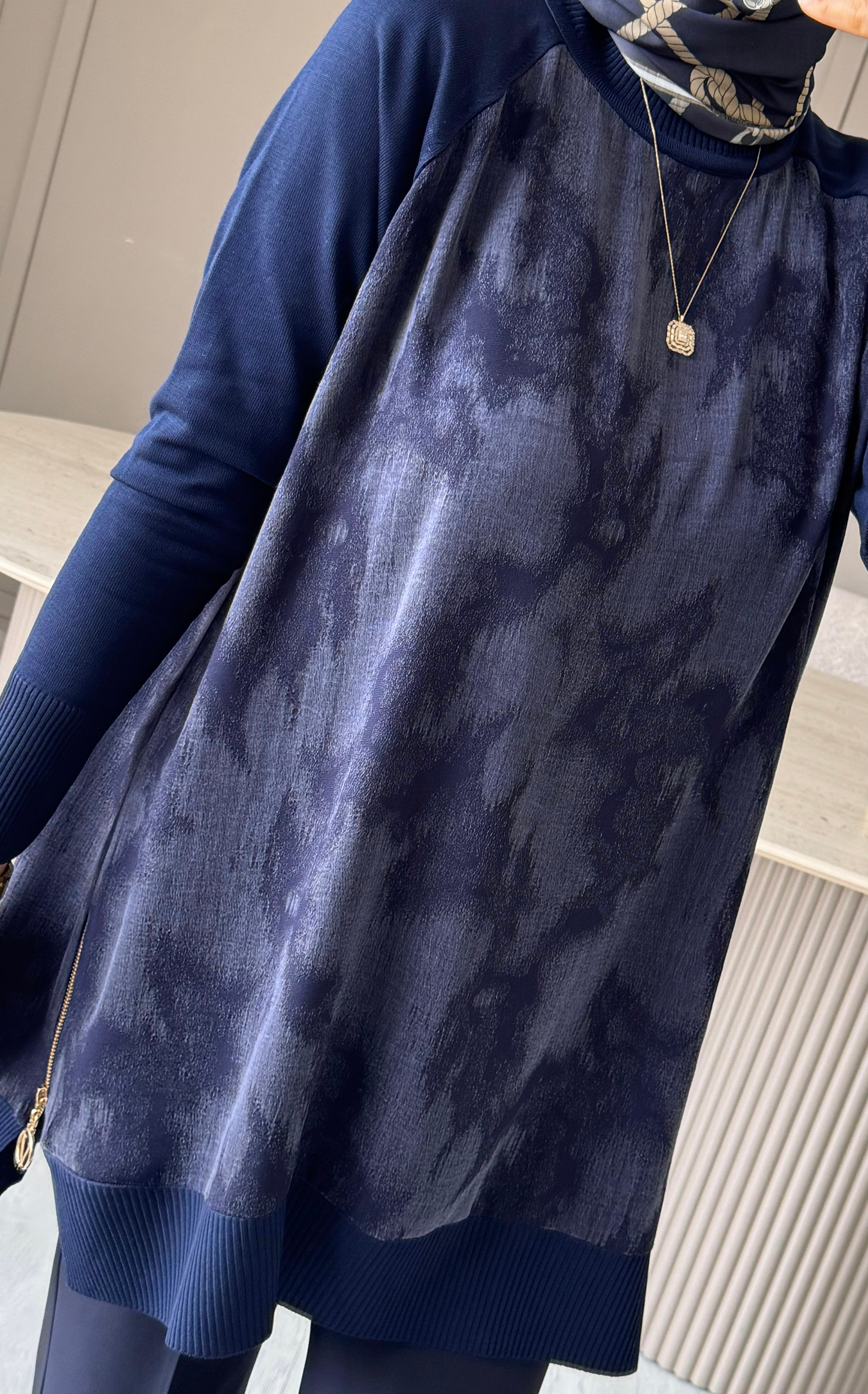 tunikcupradesenfermuarlı