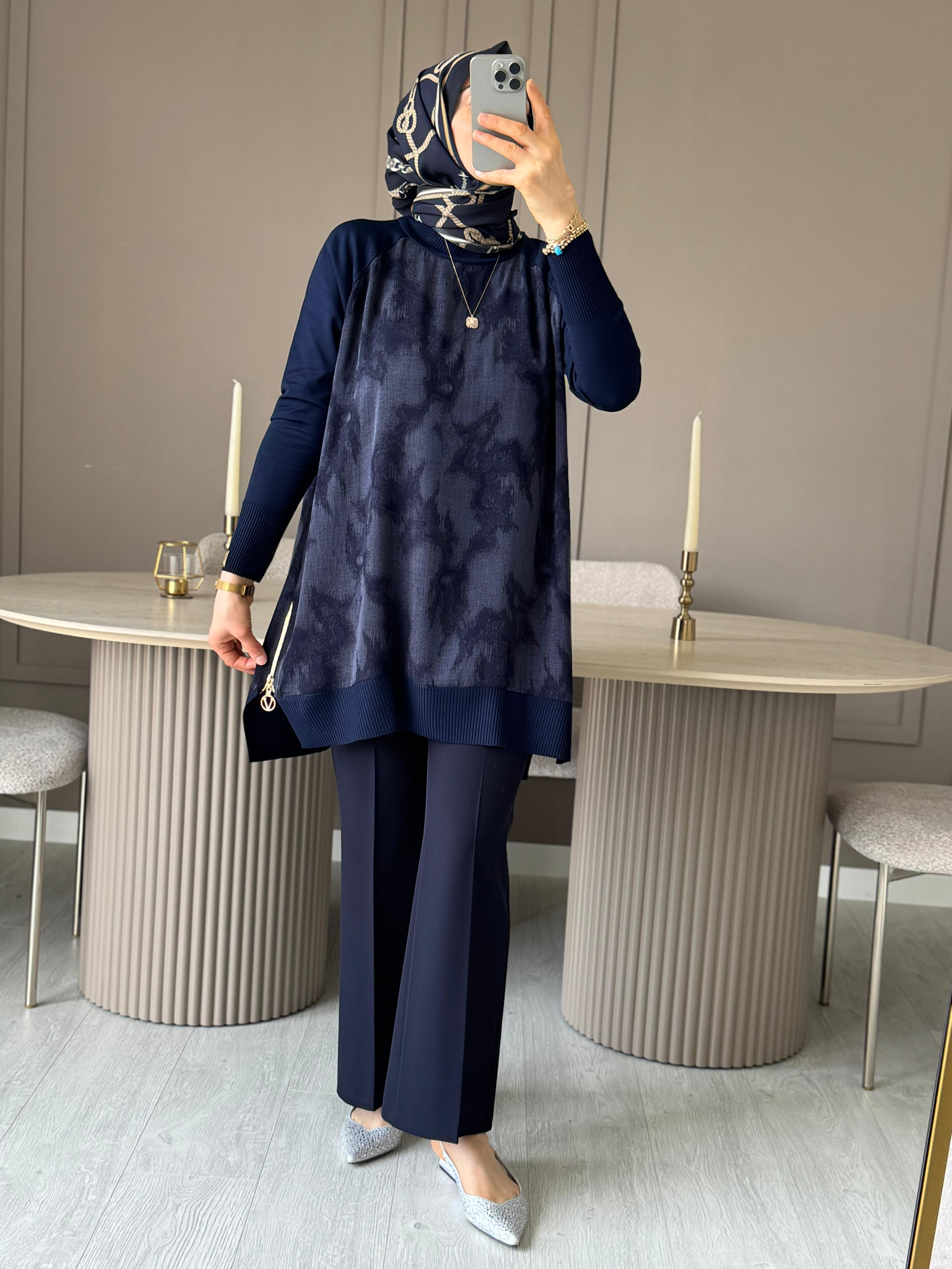 tunikcupradesenfermuarlı