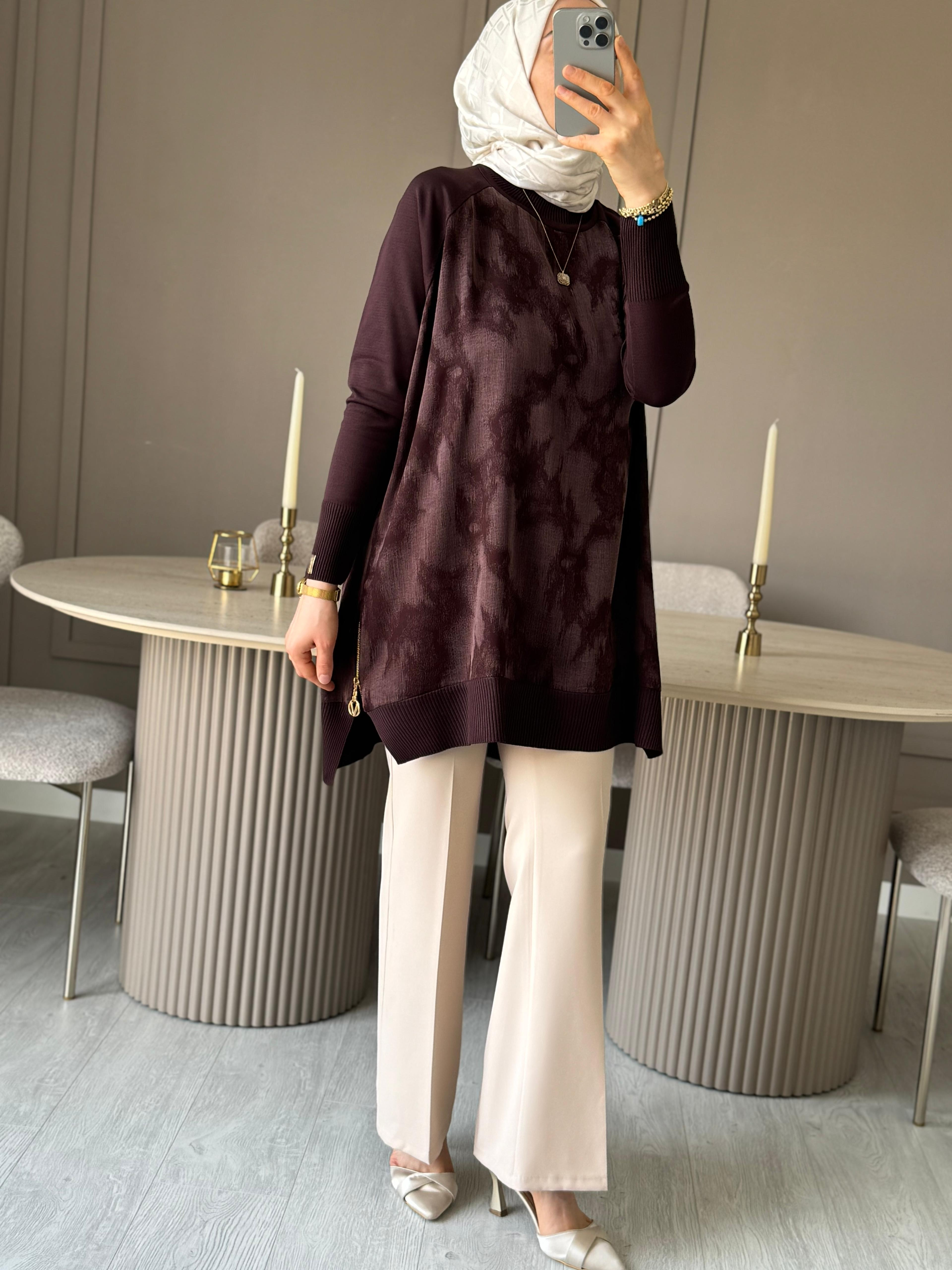 tunikcupradesenfermuarlı