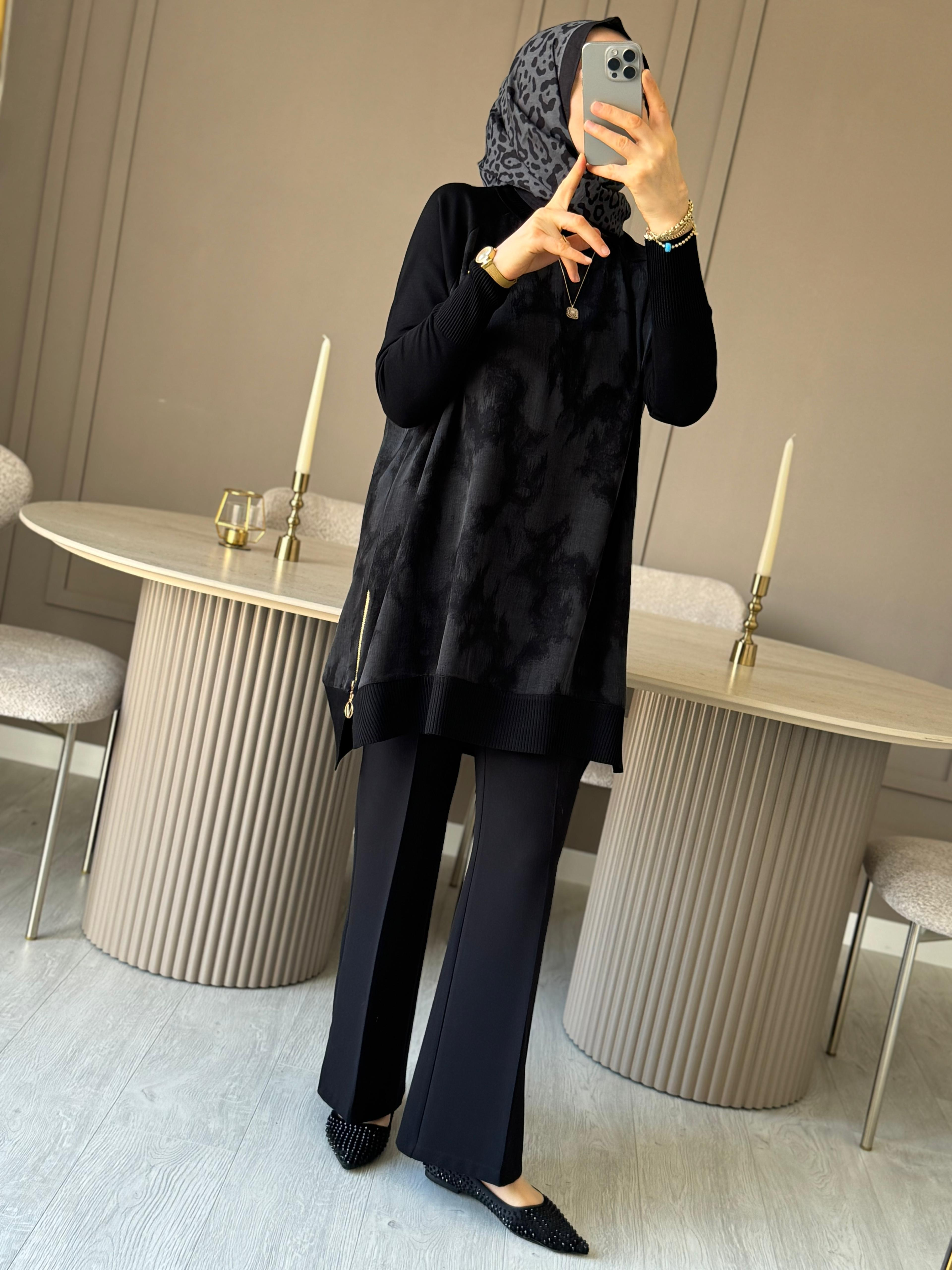 tunikcupradesenfermuarlı