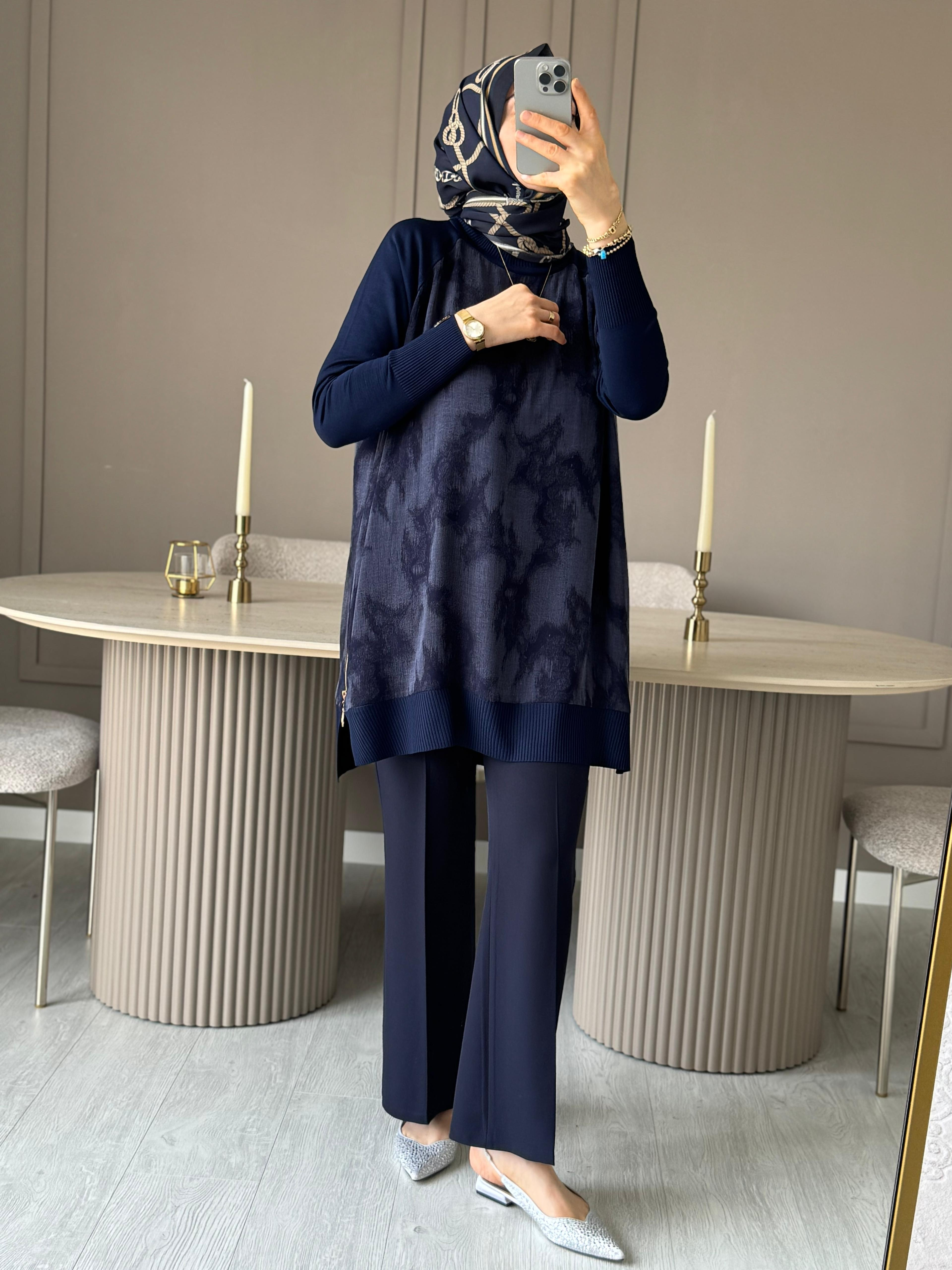 tunikcupradesenfermuarlı