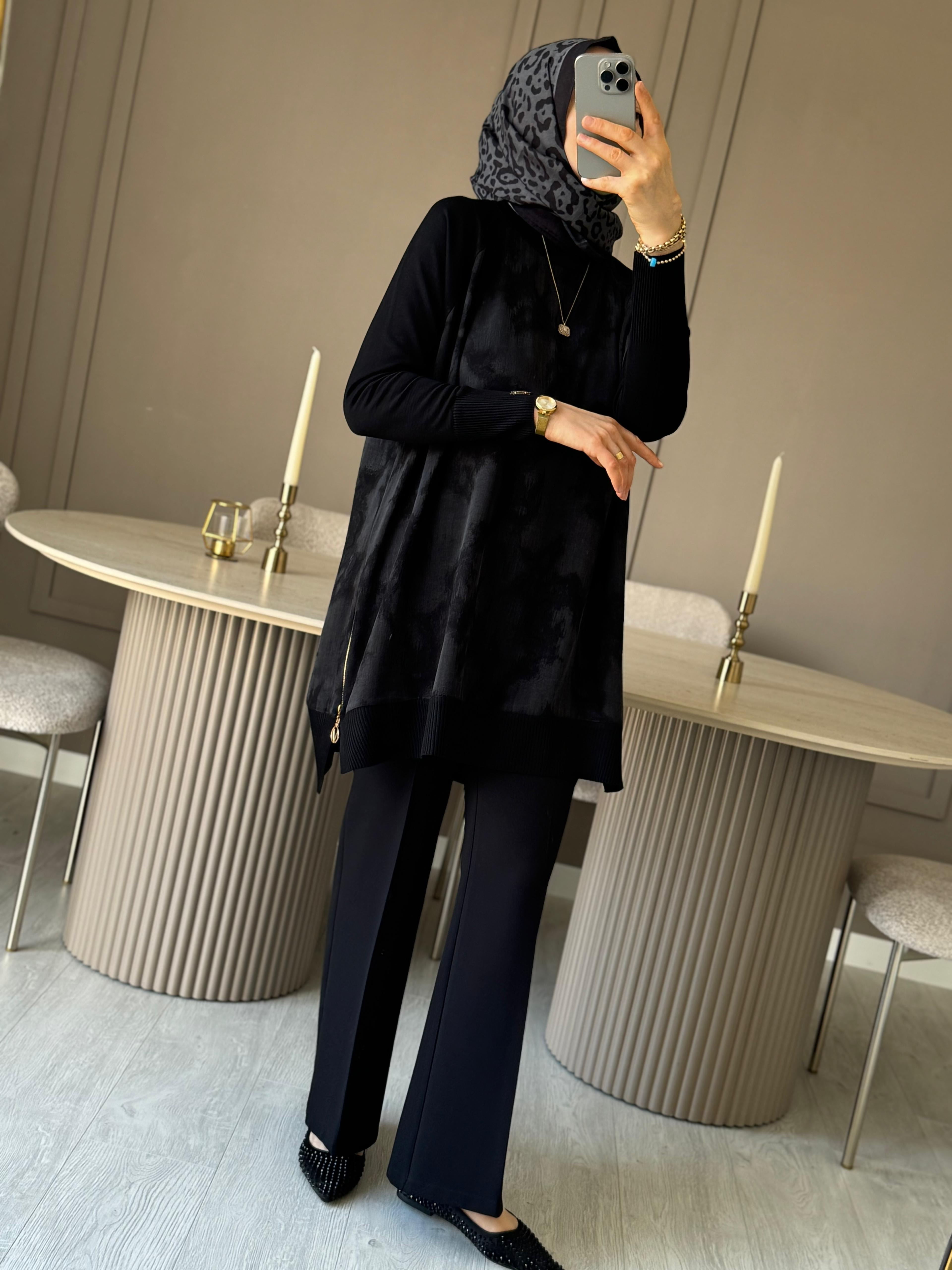 tunikcupradesenfermuarlı