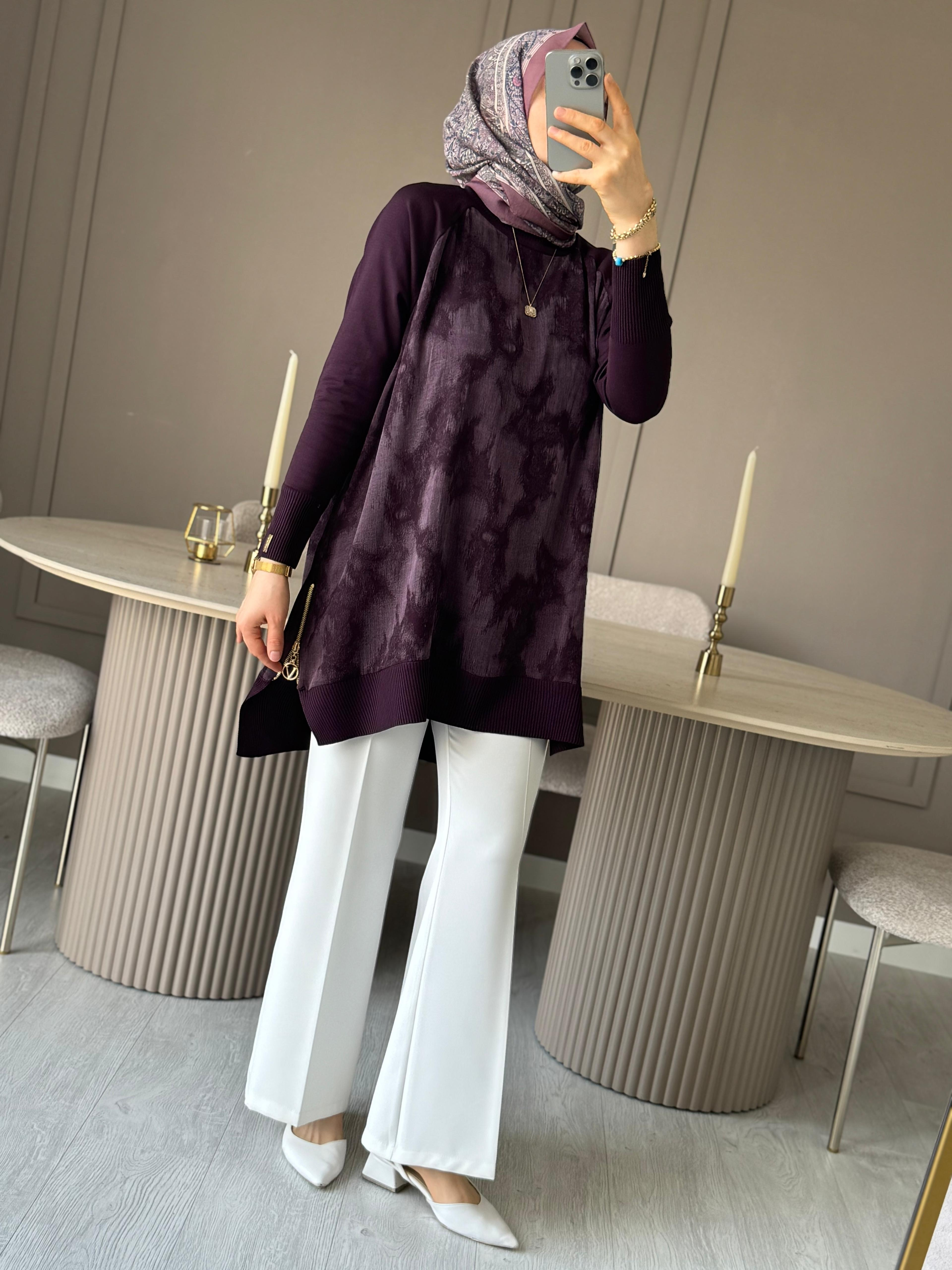 tunikcupradesenfermuarlı