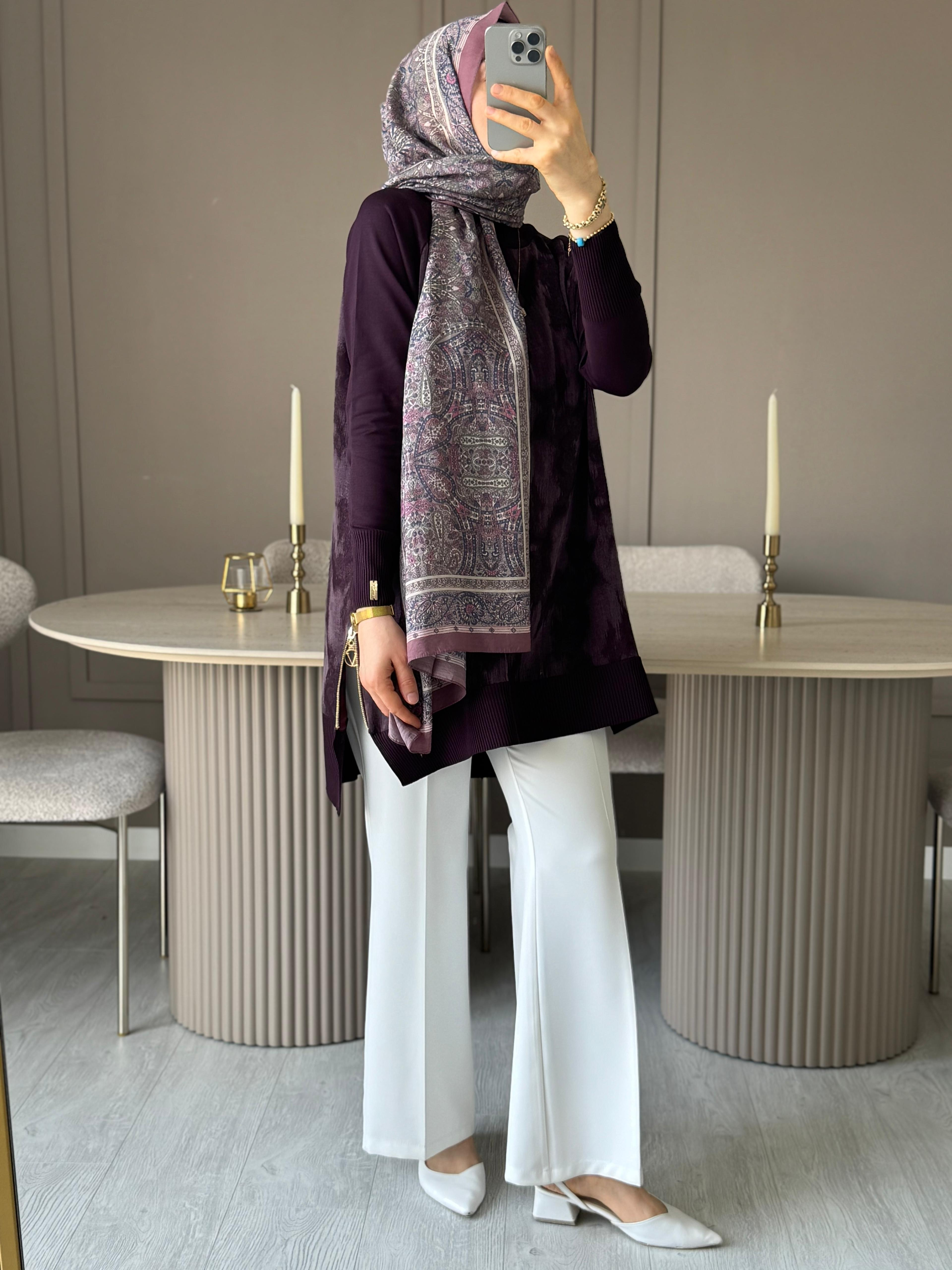 tunikcupradesenfermuarlı