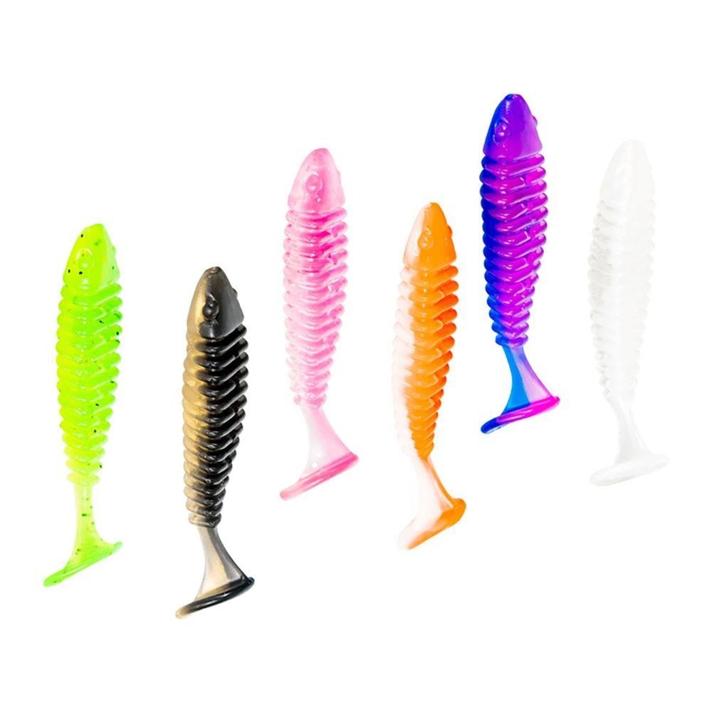 Crony Worm Tail Series 4,5 Cm White 20 Pcs