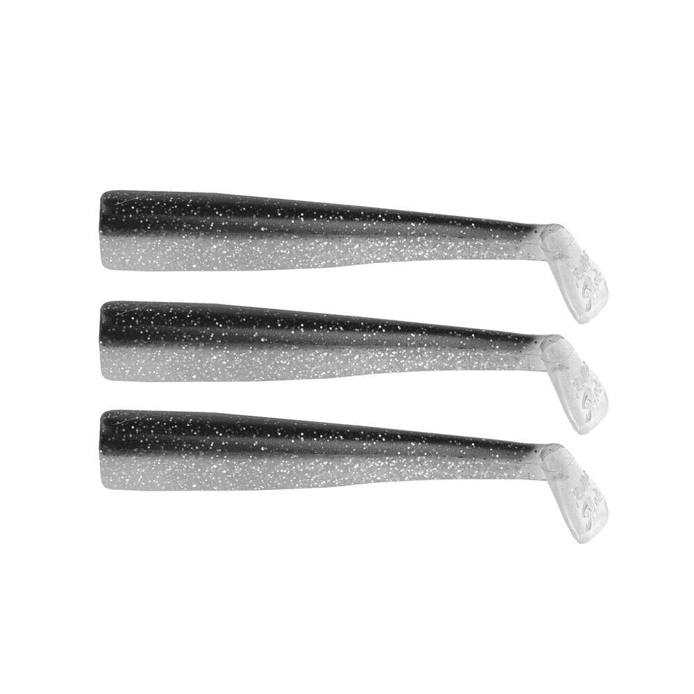 GT-Bio 3x Bodies Roller Shad 125 - Black Shiner