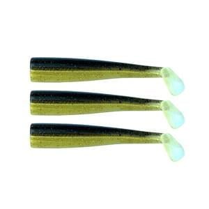 GT-Bio 3x Bodies Roller Shad 125- Black Gold