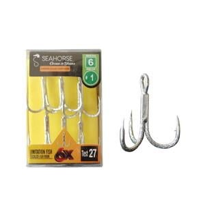 Sea Horse Diamond Scaled Sharp Hook Oty:6 No:1