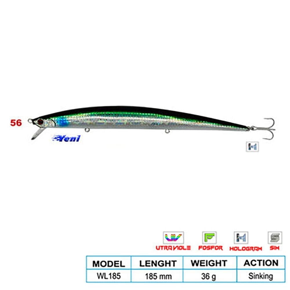 Wily SUPER STAR CL:56 185mm 36gr (Sinking)
