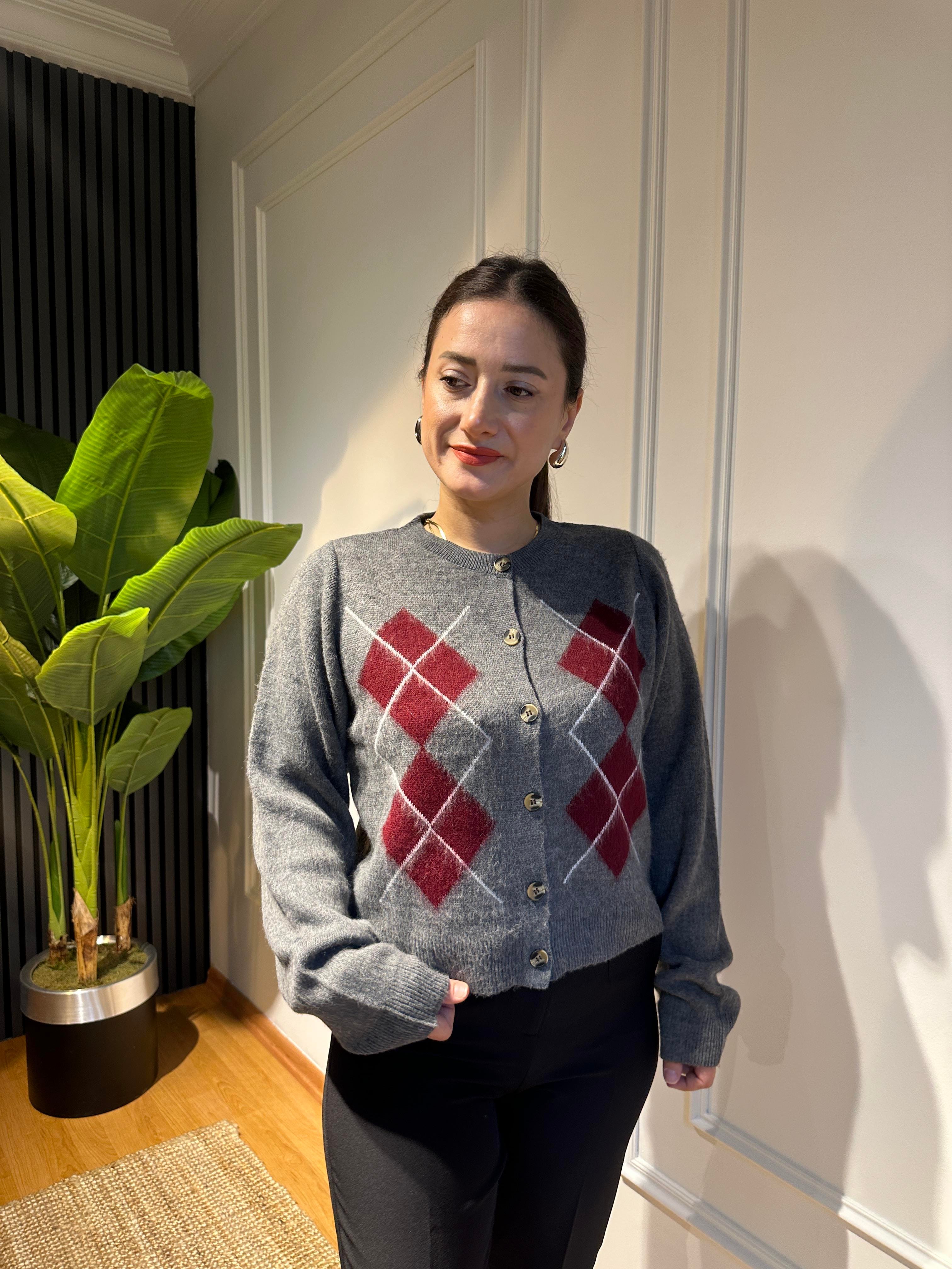 BAKLAVA DESEN HIRKA ANTRASİT