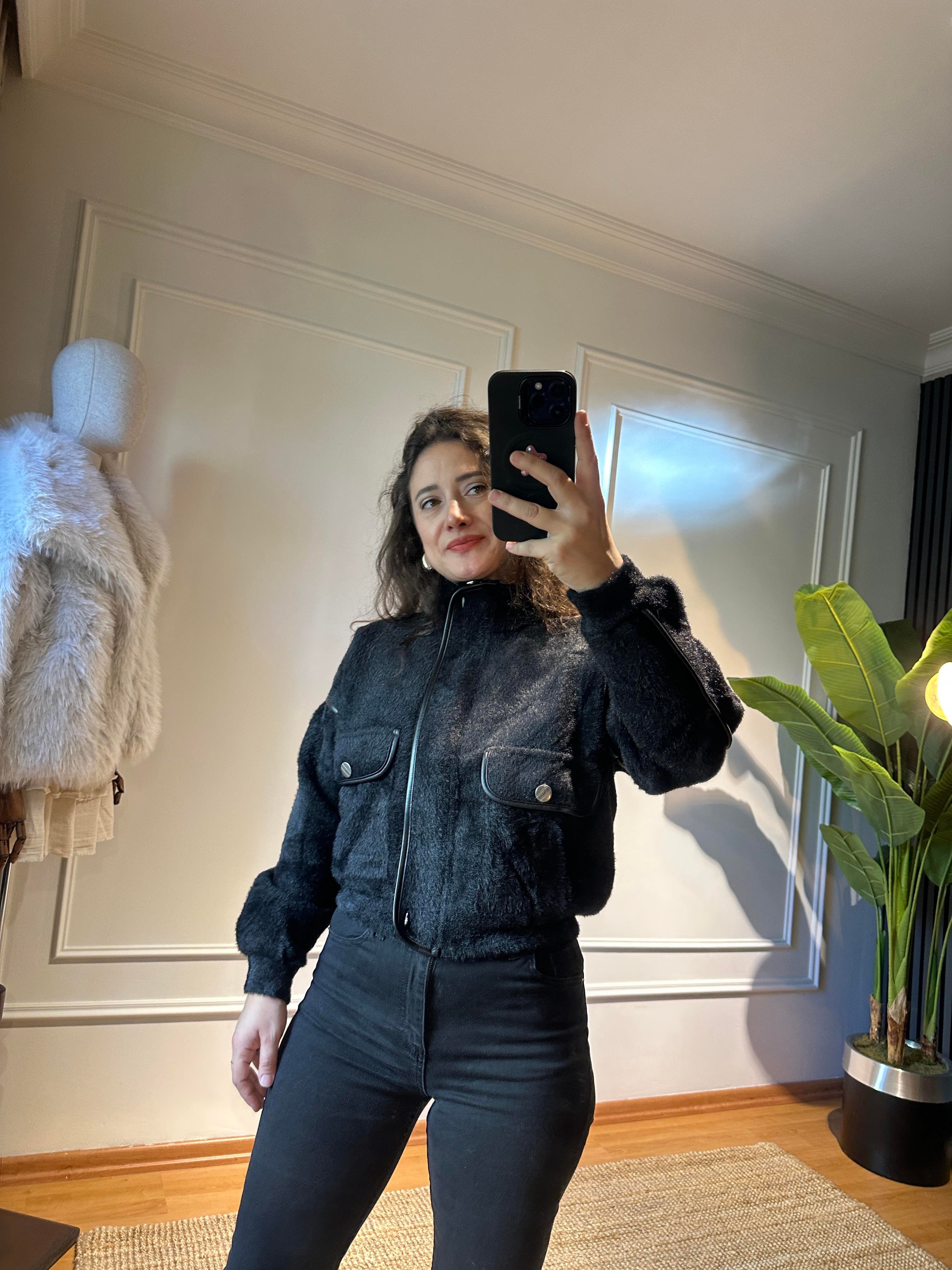 KOT PANTOLON SKINNY LİKRALI SİYAH