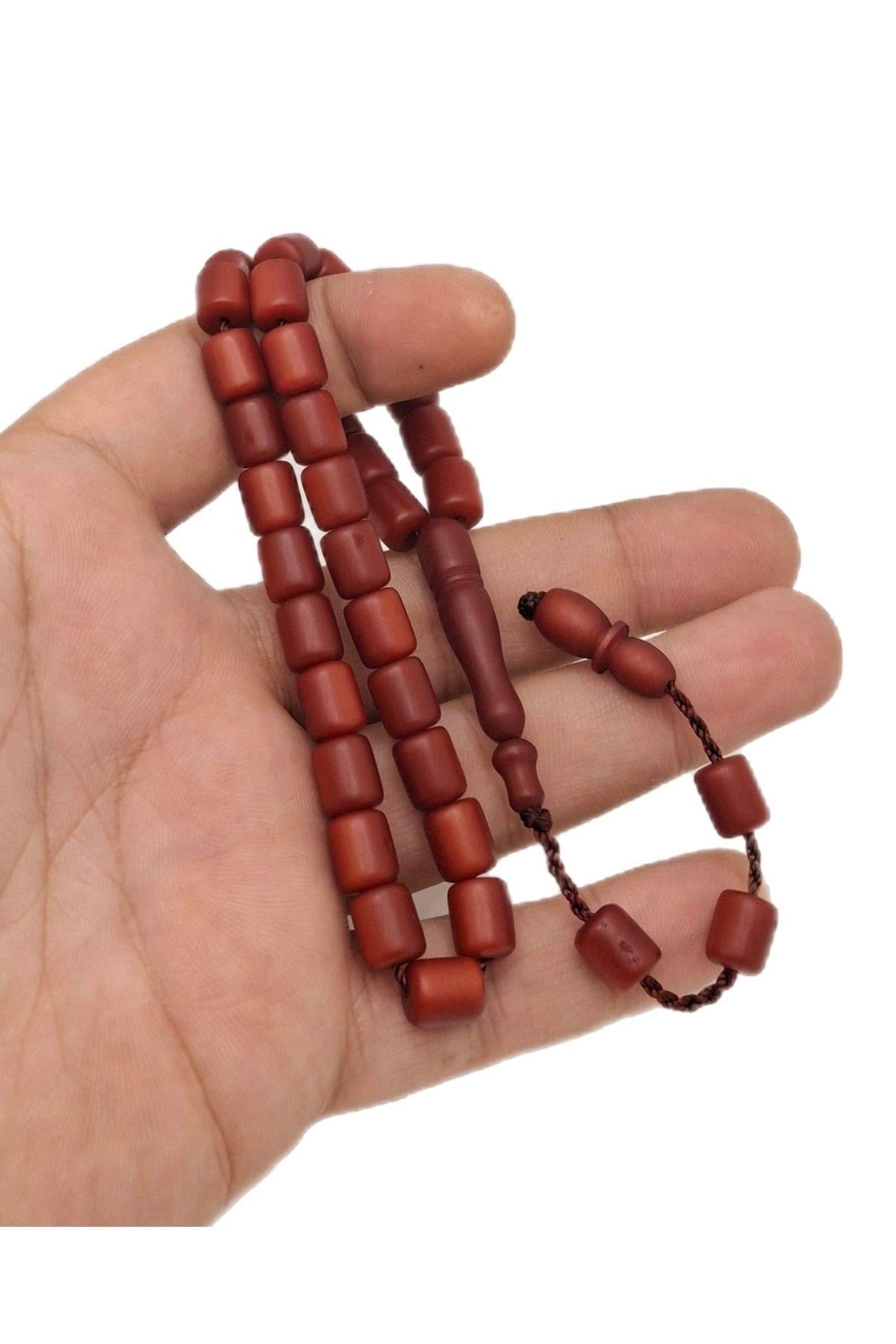 Kapsül Kesim Turuncu Alman Fiber Tesbih