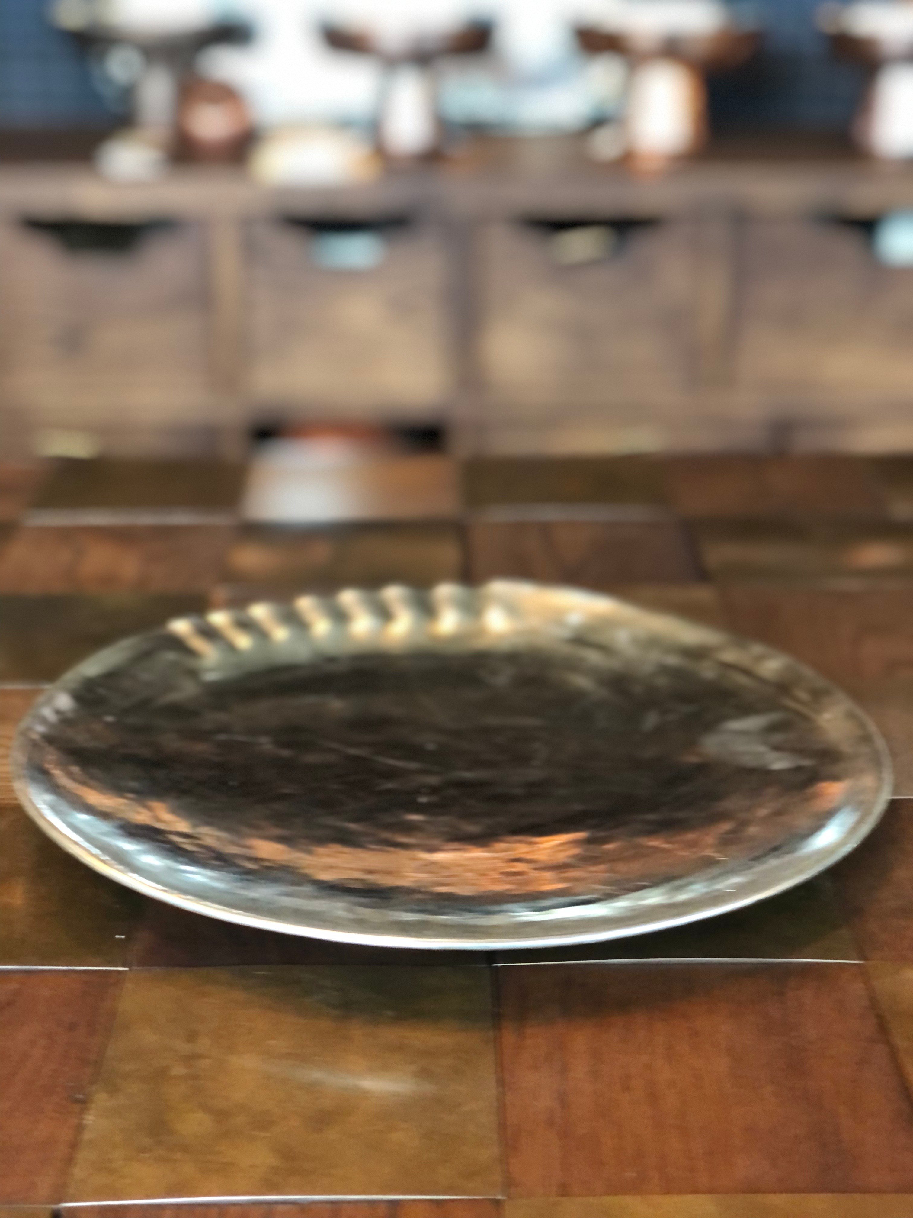 Dilimli Oval Çukur Tepsi