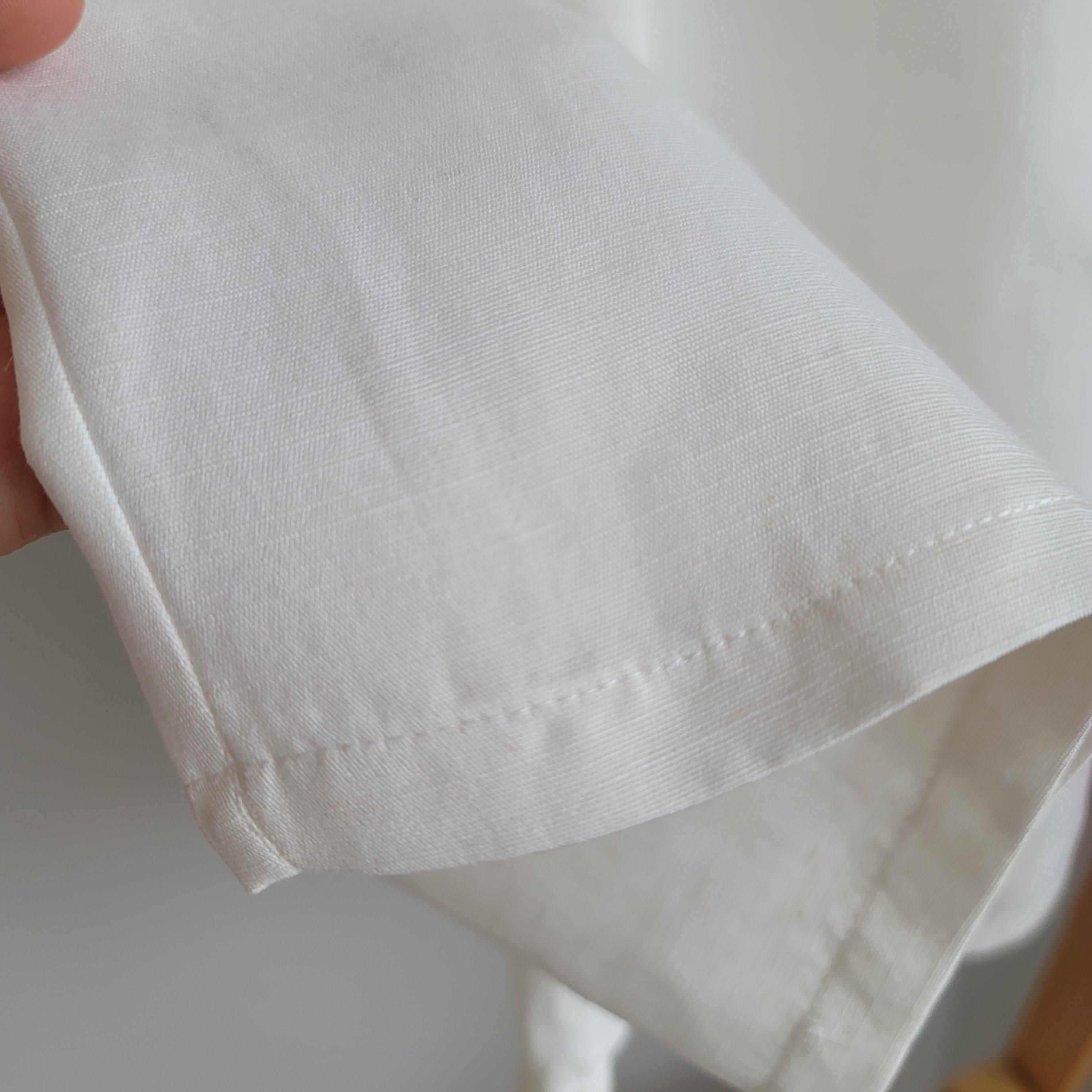 BEYAZ KAPRİ BOL PAÇA PANTOLON 
