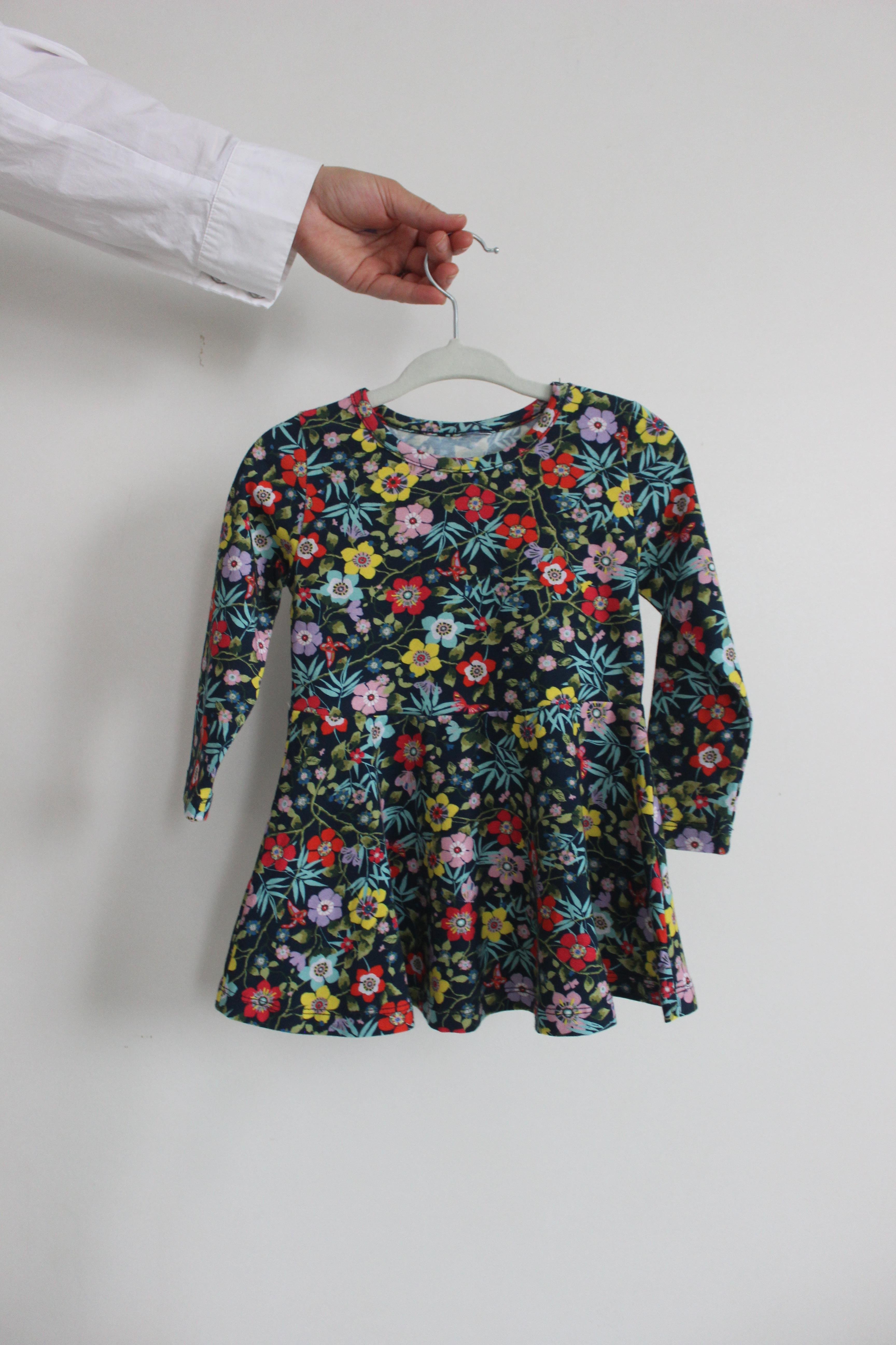 HAPPY FLOWERS KIZ ÇOCUK ELBİSE