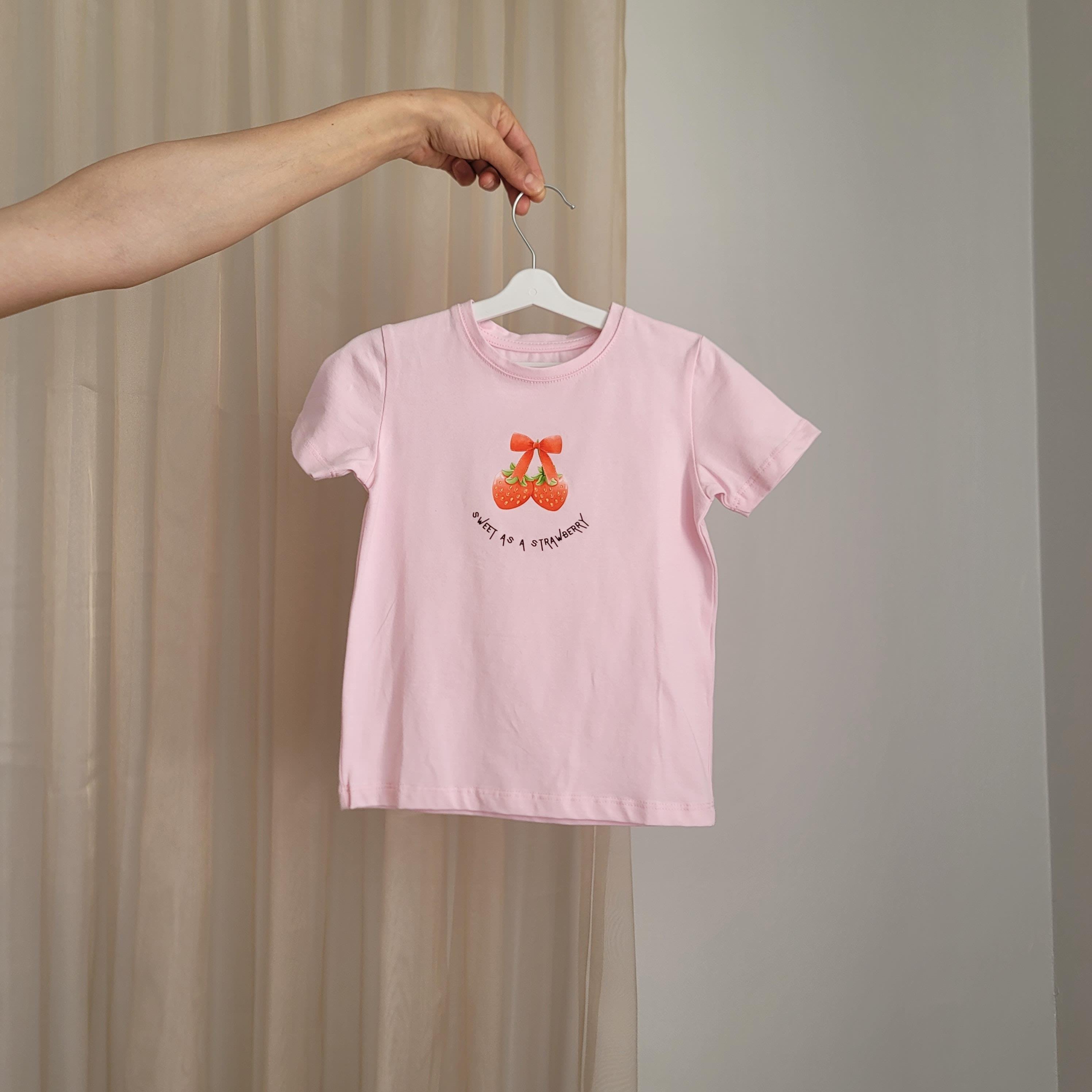 STRAWBERRY PEMBE TİŞÖRT