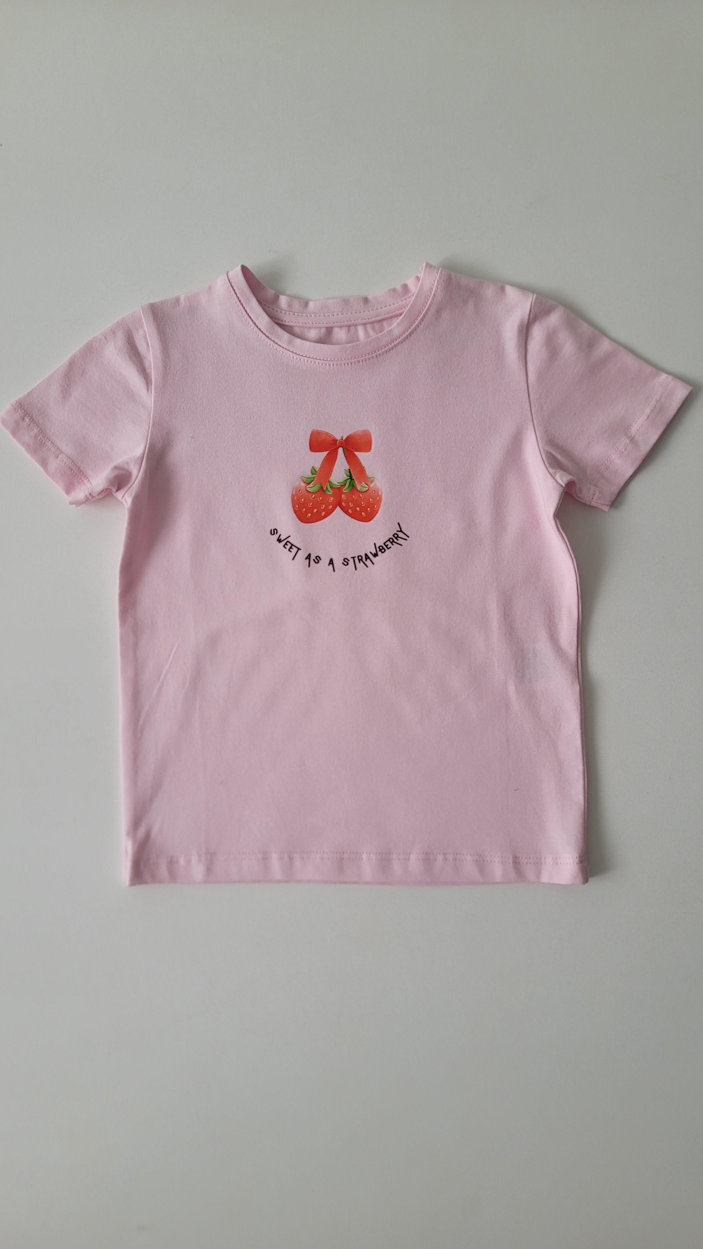 STRAWBERRY PEMBE TİŞÖRT