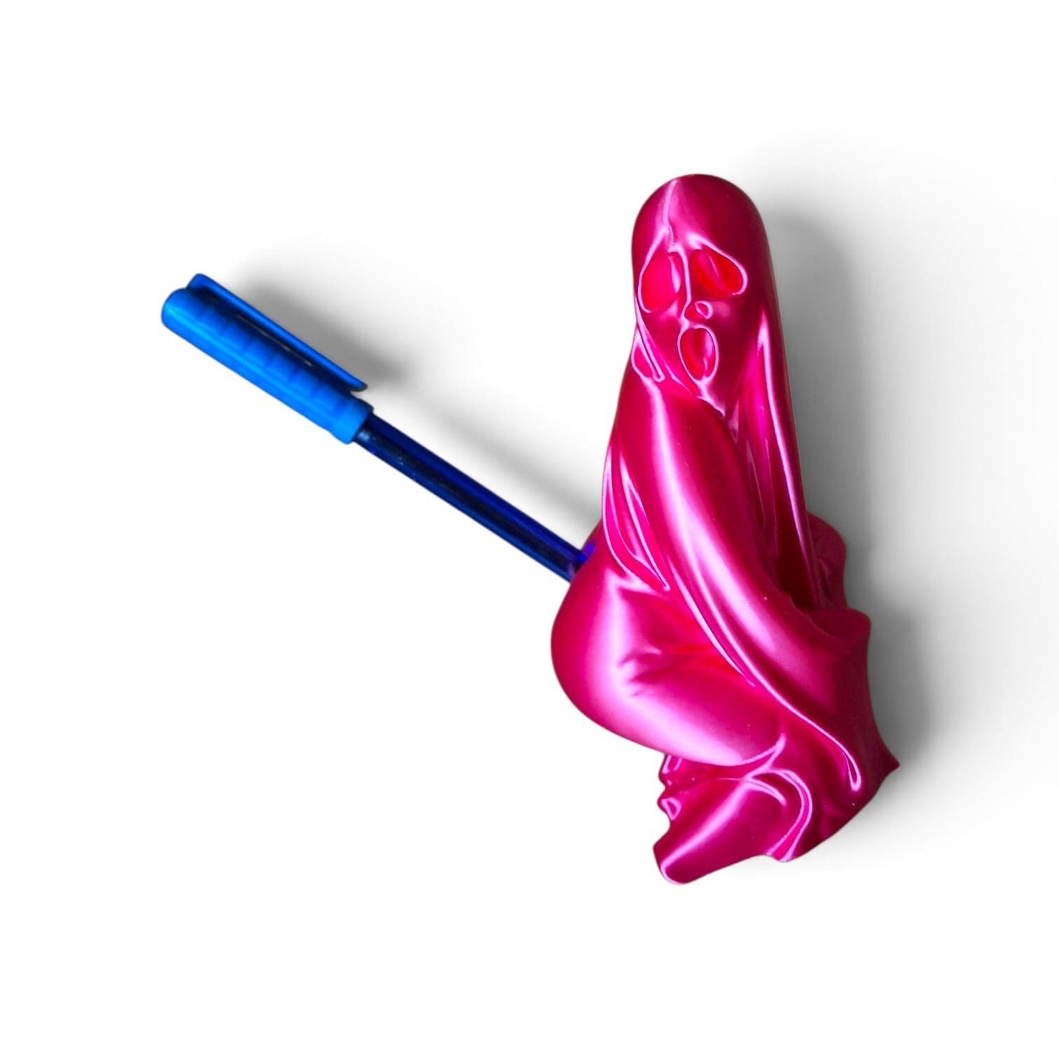 3D Pembe Hayalet eğlenceli, tek kalemlikli, masa dekoru 