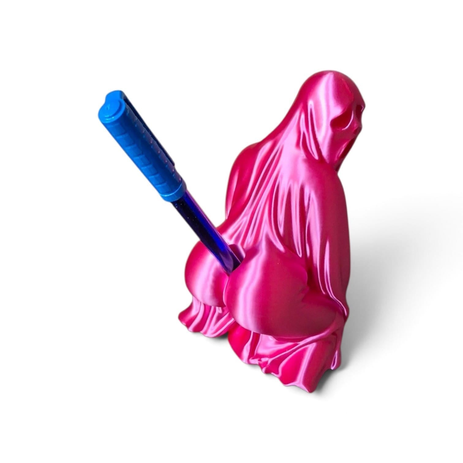3D Pembe Hayalet eğlenceli, tek kalemlikli, masa dekoru 