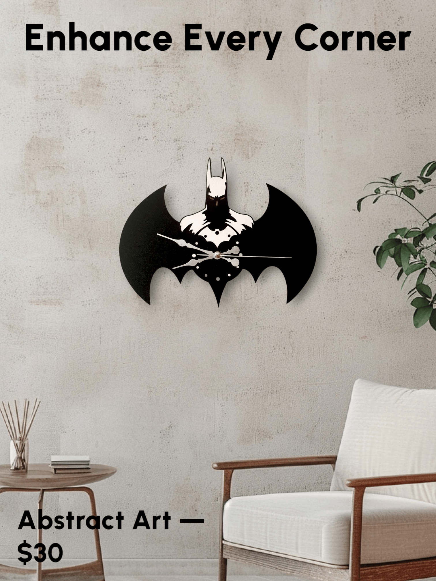 BCH Batman Duvar Saati