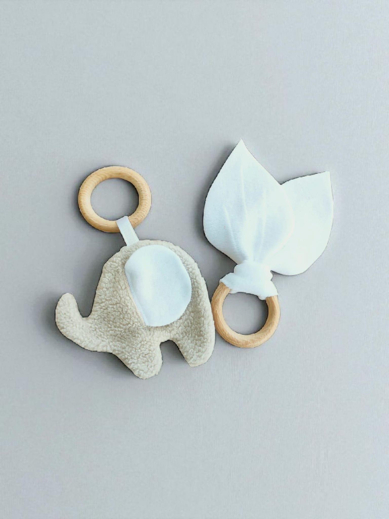 Bebek fil dişlik bej set