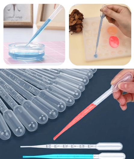 Damlalık Reçine Epoxy Şeffaf Pastör Pipeti 3 ml 10 Adet