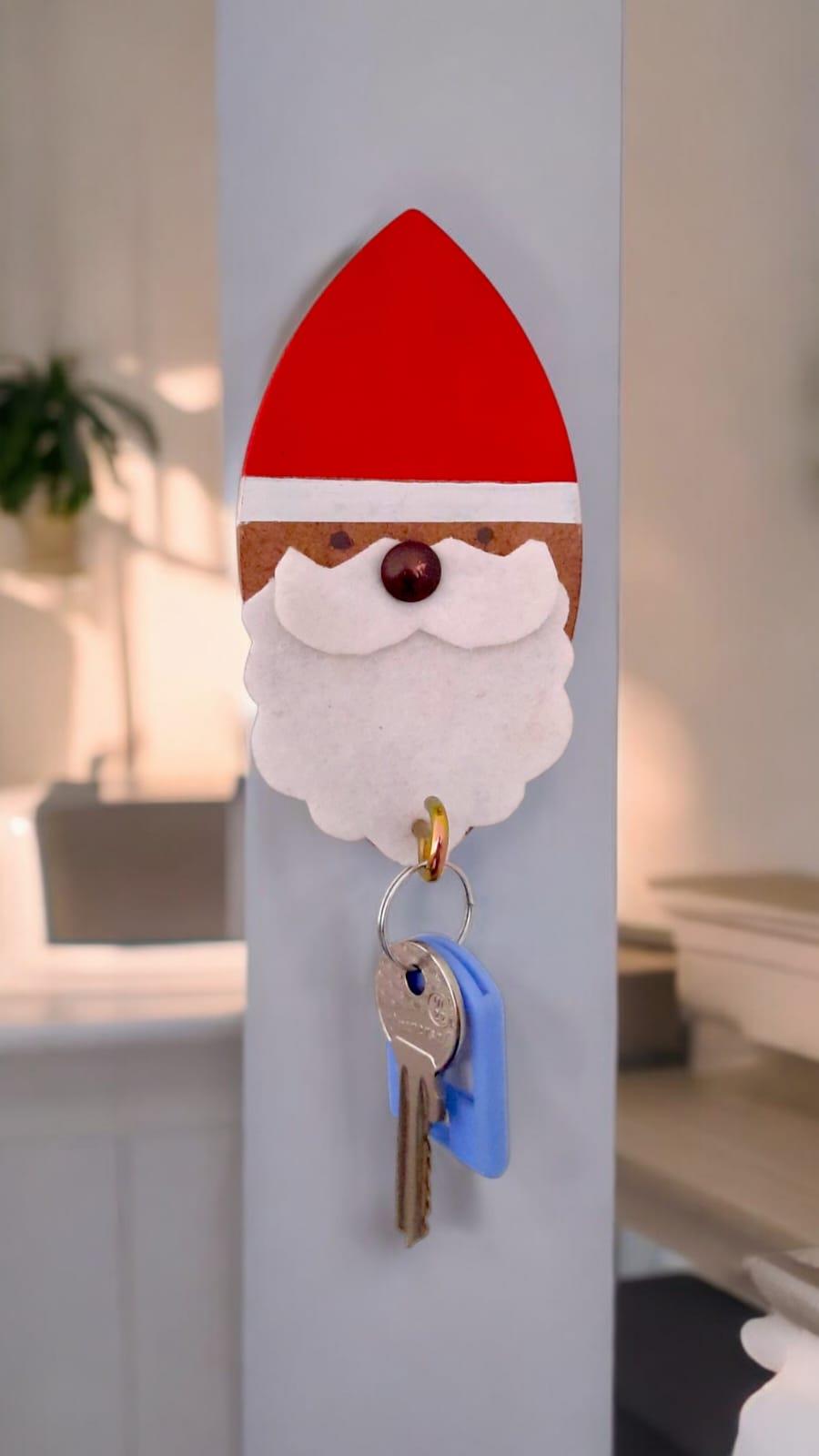 NOEL BABA AHŞAP TEKLİ ASKI