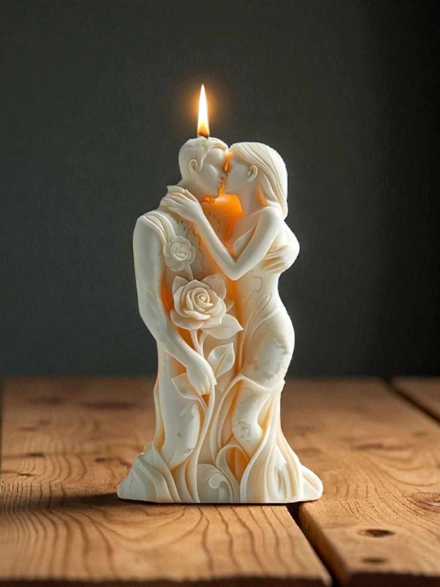 Romantik Çift Mum