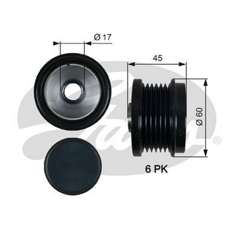 ALTERNATOR KASNAGI (43,5MM) CMAX FIESTA VI FOCUS III KUGA II TRANSIT CONNECT COURIER 1.5 1.6 2.0TDCI
