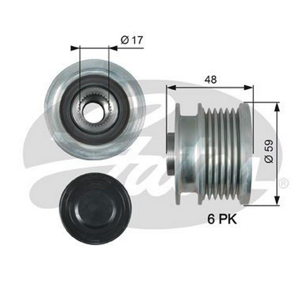 ALTERNATOR KASNAGI (RULMANLI) ASTRA J INSIGNIA ZAFIRA TOURER C 2.0 CDTI (6 KANAL)