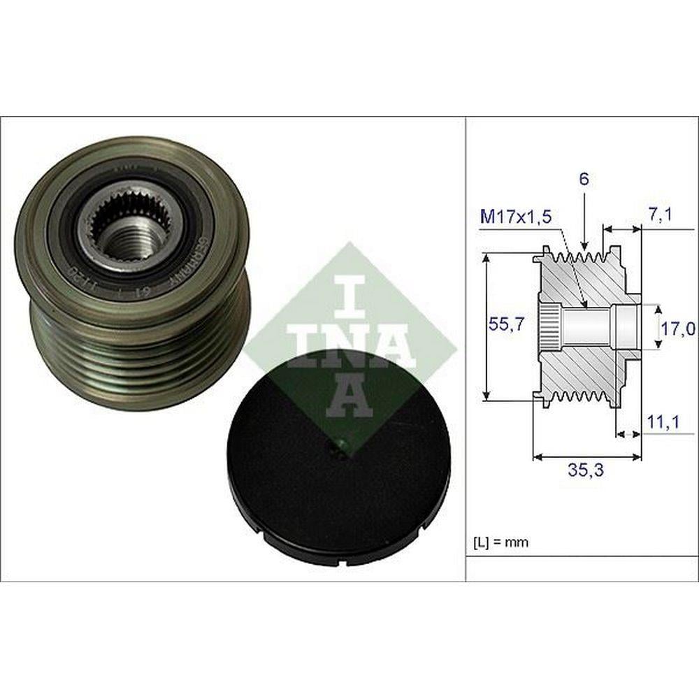 ALTERNATOR RULMANI TRANSIT V184 Minibüs/Otobüs (FD_ _, FB_ _, FS_ _, FZ_ _, FC_ _) 2.3 00>06