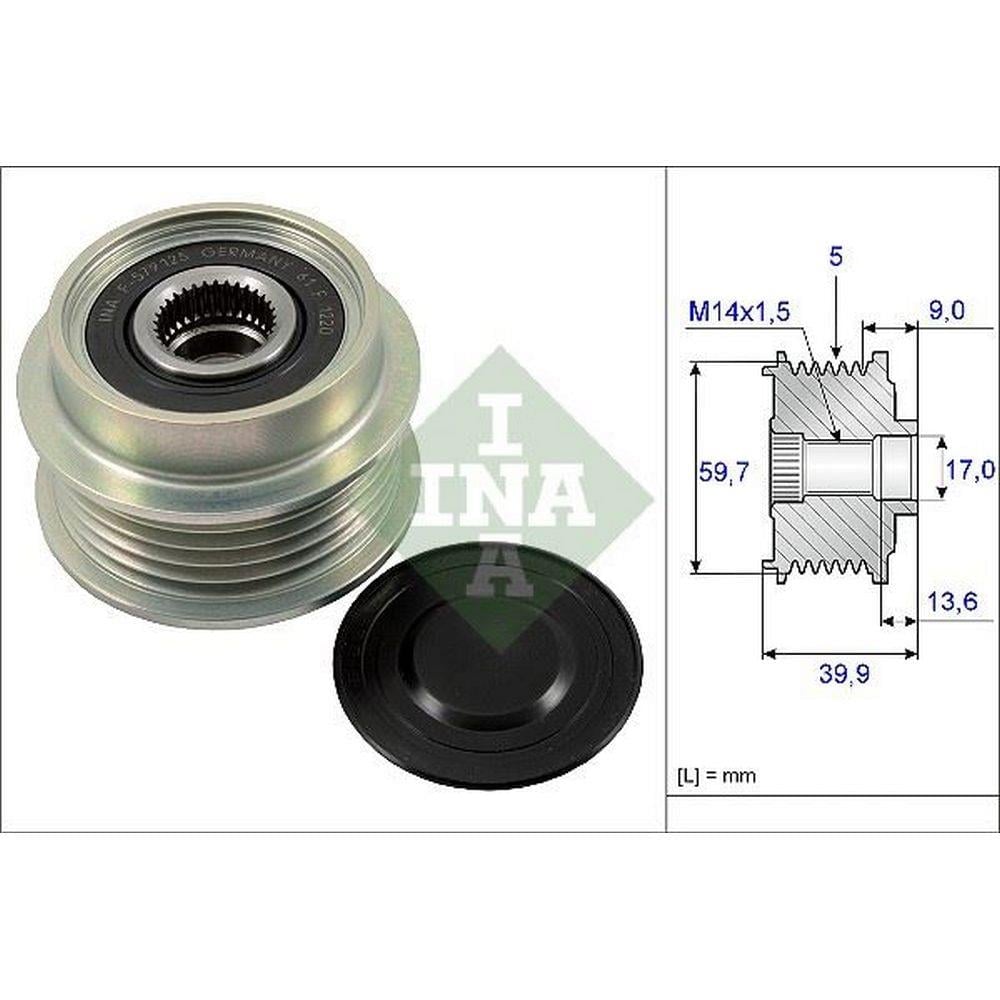 ALTERNATOR RULMANI YARIS 1,4 D4D 2001-2005 P1 KASA