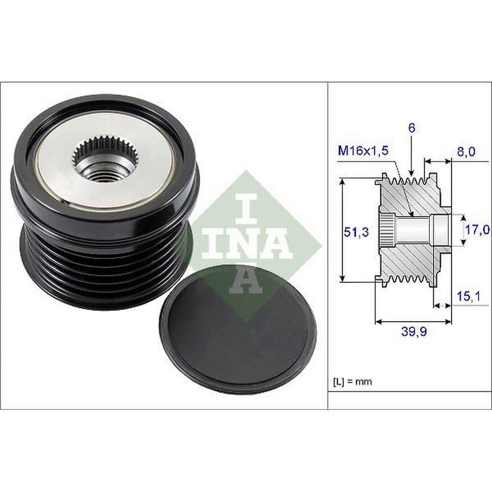 ALTERNATOR RULMANLI GOBEK KASNAK C MAX II (DXA / CB7, DXA / CEU): 1.6 ECOBOOST 10> FOCUS III: 1.6  E