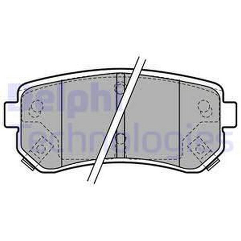 ARKA FREN BALATASI HYUNDAI ACCENT ERA 06-> / I20 08-15 / I30 07-12 / IX20 10-> / IX35 10-> / SONATA