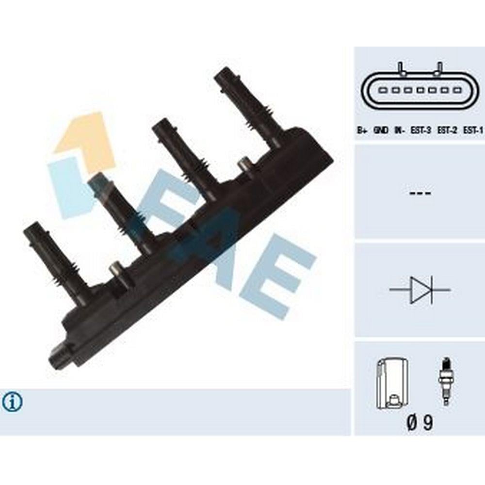 ATESLEME BOBINI MERIVA B 10>17 A14XER-B14XER-A14NEL-A14NET-B14NEL ASTRA J 10> A14XER-B14XER-A14NEL-A