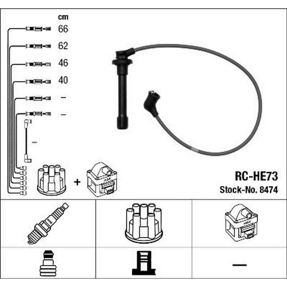BUJI KABLOSU HONDA CIVIC 1.4 1.5 1.6 1996-2001 ACCORD 1.8 2.0 1998-2002