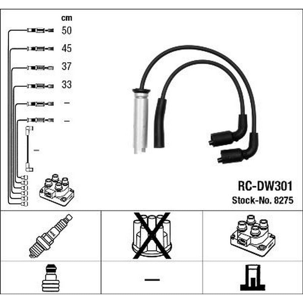 BUJI KABLOSU RC DW301 AVEO - KALOS 1,4 8V