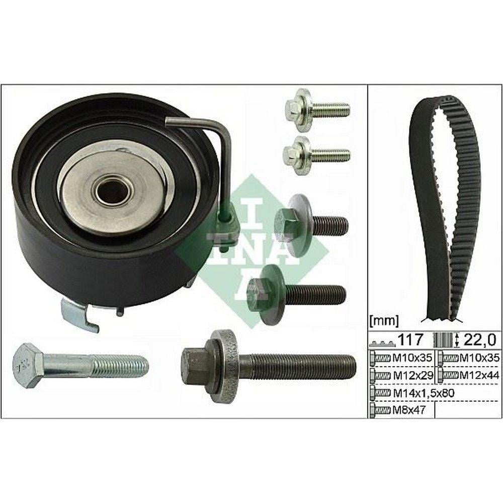 EKSANTRIK RULMAN KITI (TRIGER SETI) BENZINLI FOCUS-CMAX 03>15 FIESTA-FUSION 05>16 MONDEO 07>14 VOLVO