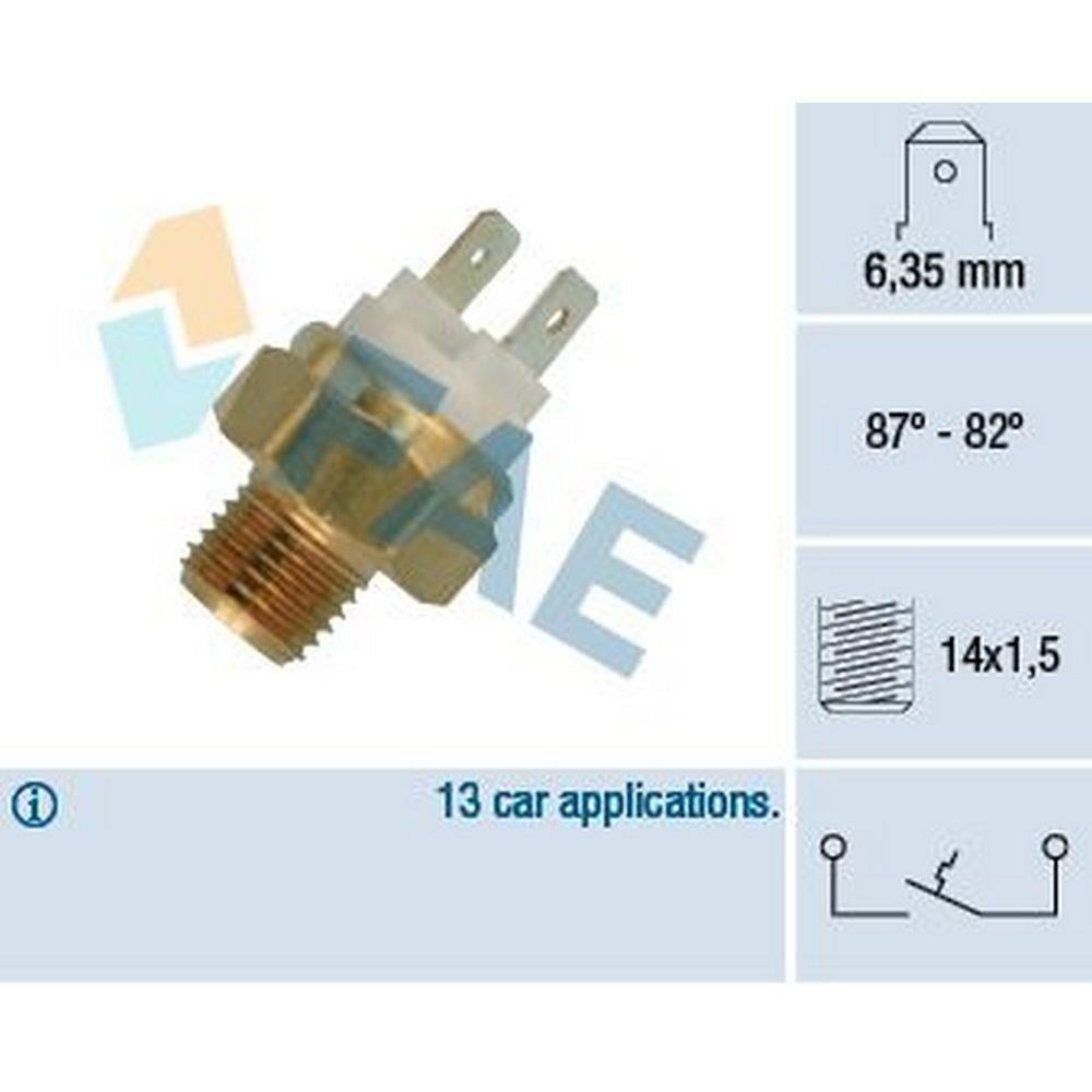 FAN MUSURU (87 / 82°) VOLVO 340 360 1,4 1,7