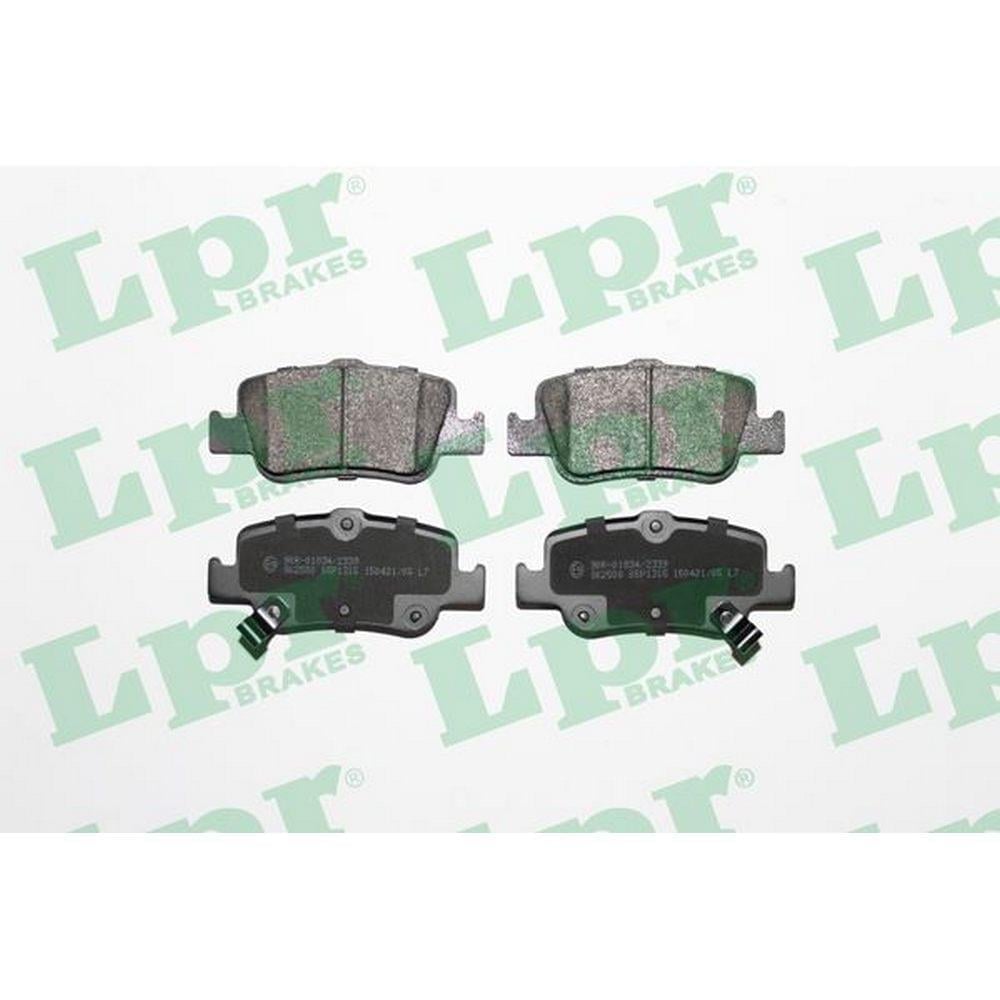 FREN BALATASI ARKA TOYOTA  AURIS 1.4 D4D 1.6 07-> COROLLA 1.4 D4D 1.6 07-12