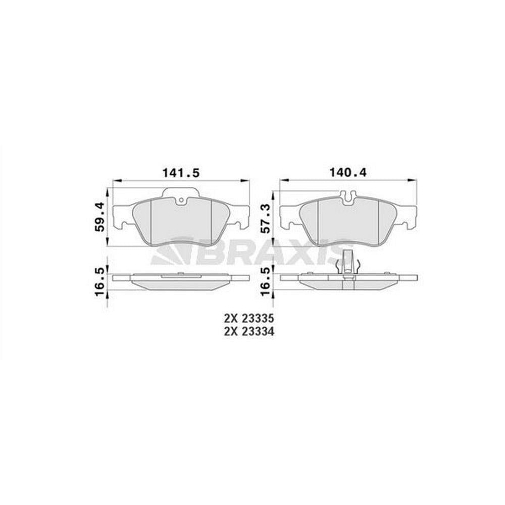 FREN BALATASI ARKA W203 04>07 S203 04>07 C209 06>09 A209 04>05 C219 04>10 C218 11>17 W211 03>08