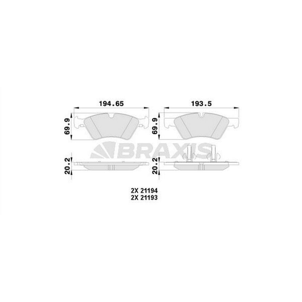 FREN BALATASI ON W211 03>08 S211 03>09 W164 05>11 W251 05>12
