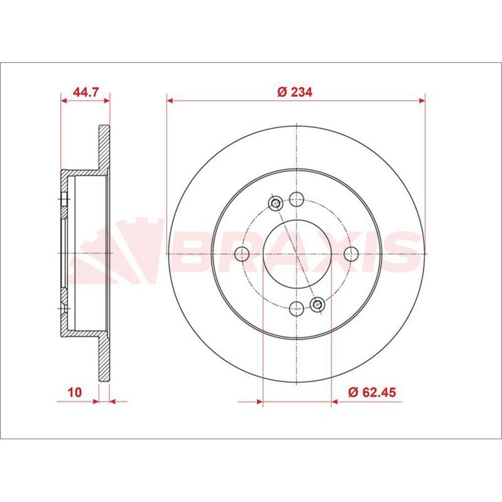 FREN DISK AYNASI ARKA HYUNDAI I10 08->
