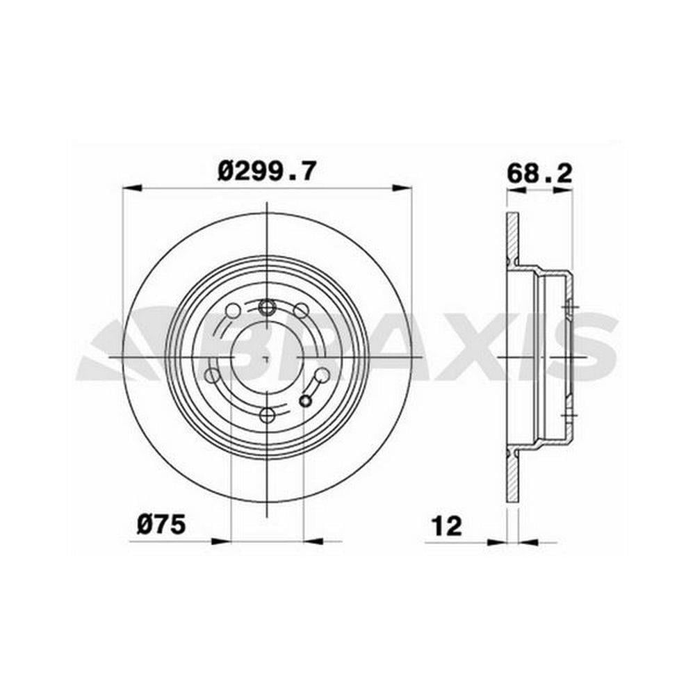 FREN DISKI ARKA BMW E32 87>93