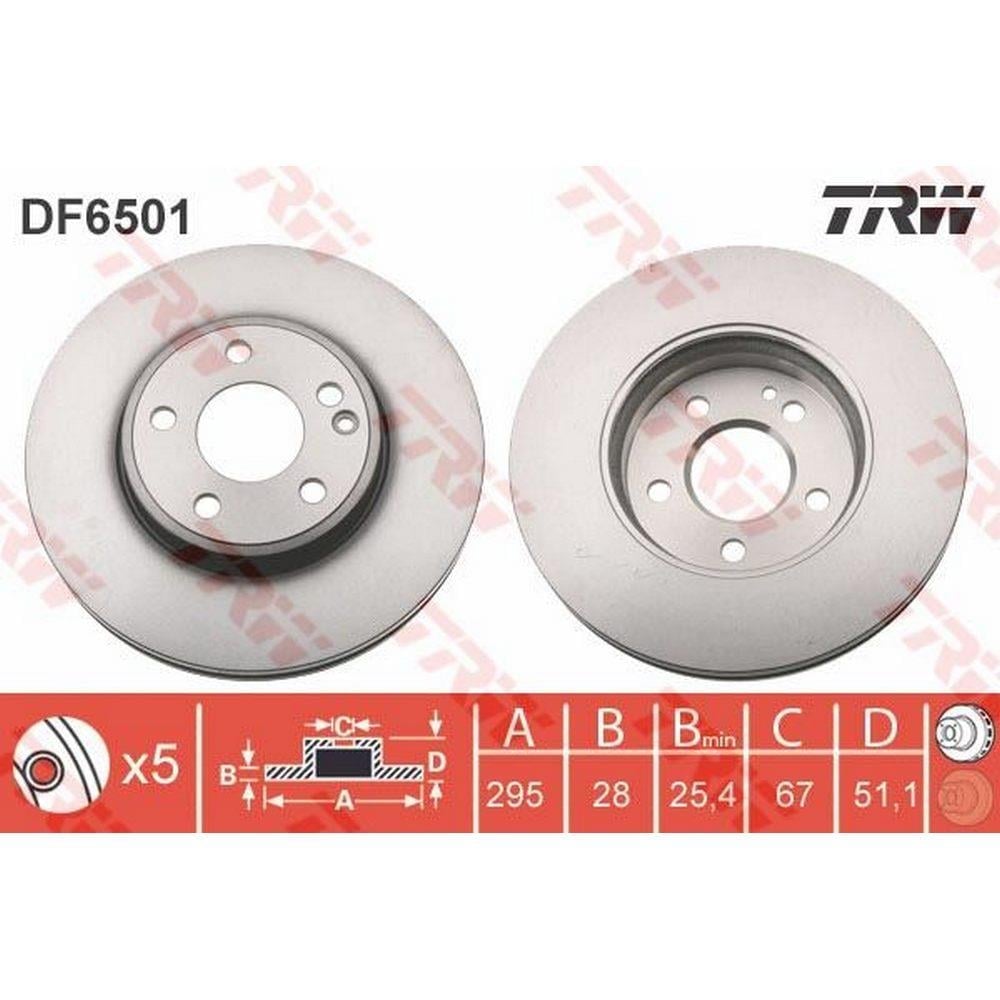 FREN DISKI ON X117 15>19 C117 13>19 W176 12>18 W246 13>18  X156 13>