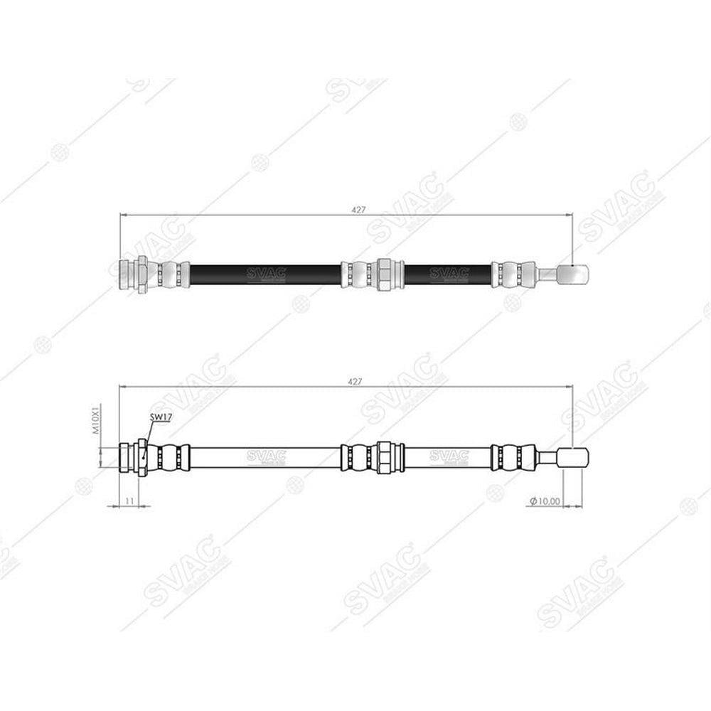 FREN HORTUMU ARKA SAG/SOL VOLVO S40 / V40 95 >04 MITSUBISHI  CARISMA (DA_) 1.6 (DA1A) 95>06