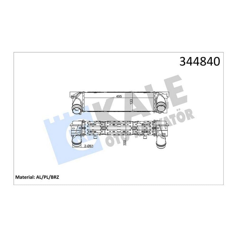 INTERCOOLER RADYATORU BMW B47 N57 N47 F20 F30 F32 F34 F36 F22