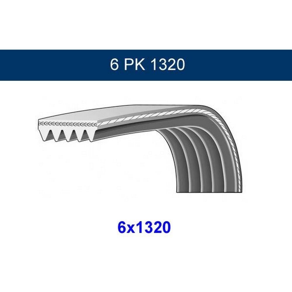 KANALLI KAYIS (6PK1318) DOBLO ALBEA CORSA C 1,3 MULTIJET KLIMALI