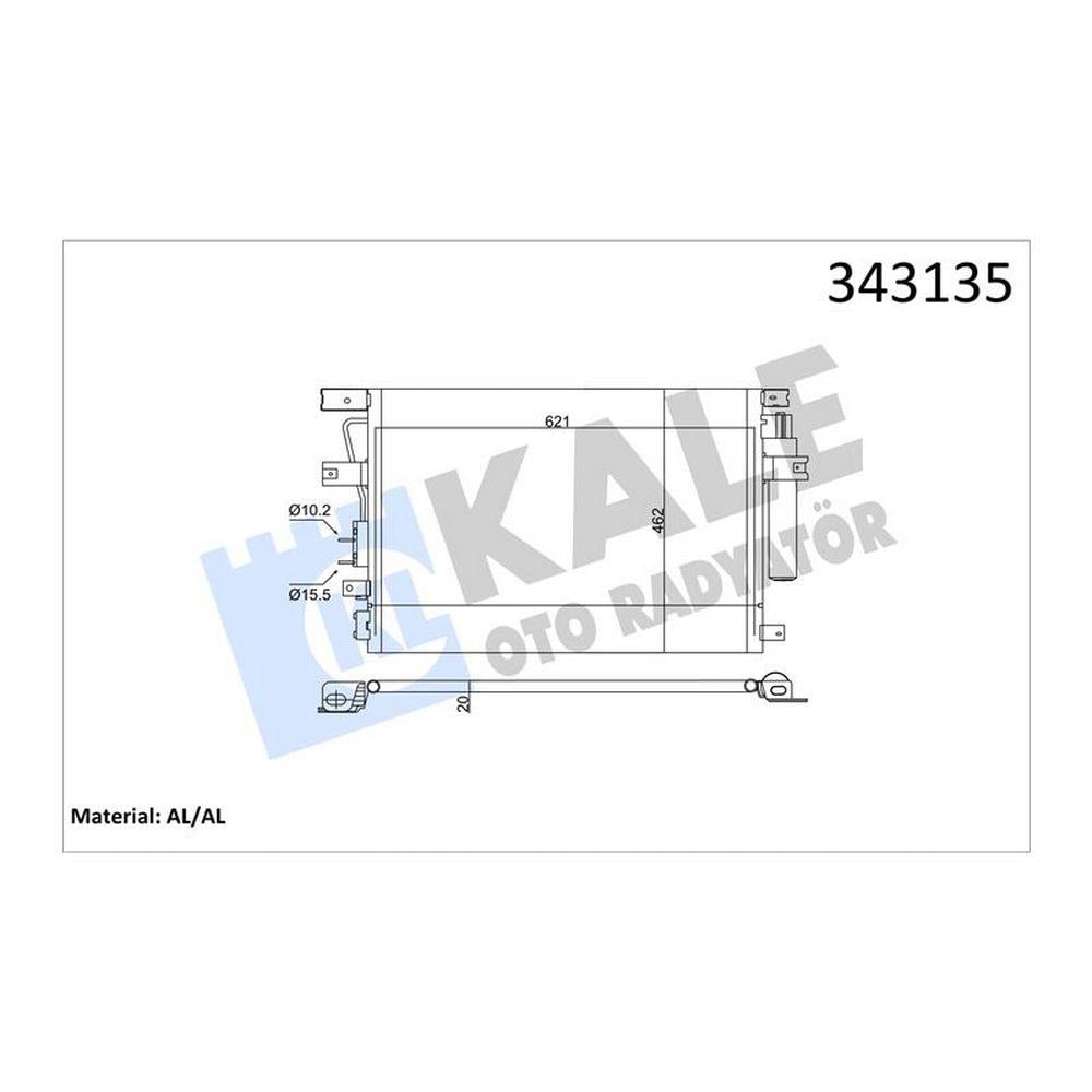 KLIMA RADYATORU  300 C / TOURING 3.0 CRD 05 12