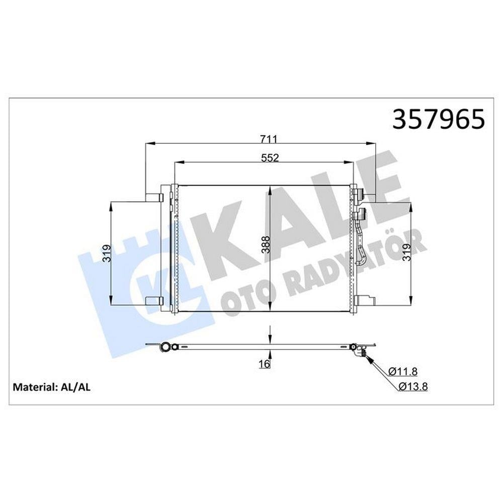 KLIMA RADYATORU A3 17>20 Q2 17> Q3 19>